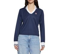 FILA Lawe Longsleeve Polo Black Iris Talla: XL | Manga Larga Outlet | Mujer | Negro