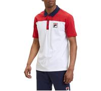 FILA Lianshan Blocked Polo Shirt Bright White-true Red Talla: XL | Outlet | Hombre | Rojo
