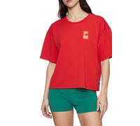 FILA Lisakovsk Loose Tee True Red Talla: XL | Camisetas de Seda Outlet | Mujer | Rojo