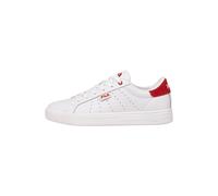 FILA Lusso V Wmn White- Red Talla: 38 | Zapatillas Deportivas Outlet | Mujer | Rojo