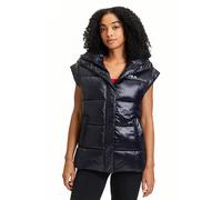 FILA Luzk Long Puffer Vest Black Talla: XS | Chaquetas Outlet | Mujer | Negro