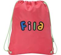 FILA Mochila unisex para niños Limay Funny Logo Small Sport Drawstring Backpack, Lemonada rosa., Size 40x32 cm