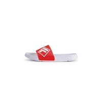 FILA Morro Bay Lugo, Sandalia Deslizante Hombre, Rojo y Blanco, 45 EU