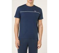 FILA Narnali Regular Blocked T-shirt Black Iris Talla: 2XL | Camisetas Básicas Outlet | Hombre | Negro