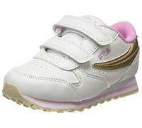 FILA Orbit infants, Zapatilla Unisex bebé, Blanco (White/Gold), 23 EU
