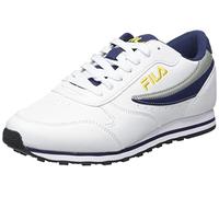 FILA Orbit Teens, Zapatillas Unisex niños, White Medieval Blue, 36 EU