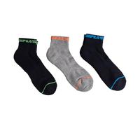 FILA Pack-3 Calcetines Quarter F2523 para Hombre y Mujer