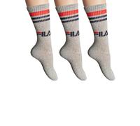 Fila Pack de 3 pares de calcetines unisex. Gris 35-38
