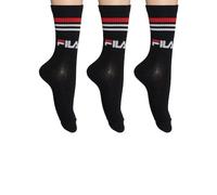 Fila Pack de 3 pares de calcetines unisex. Negro 35-38