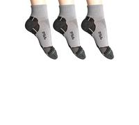 Fila Pack de tres pares de calcetines unisex. Gris 35-38