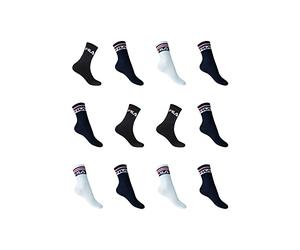 FILA Pack Sorpresa Calcetines Mujer, Lote de 12, diseños seleccionados al azar, Calcetines Altos algodón