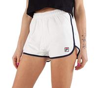 Fila Pantalones cortos de cintura alta para mujer Blanc de Blanc 688549 Blanc de Blanc XS