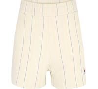 Fila Pantalones cortos de mujer Tebra Pantalones cortos de cintura alta Antique White/Multicolor Irregular Striped S