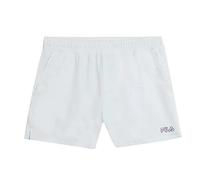 FILA Pantalones Cortos Sossai para Mujer., Blanco Brillante, S