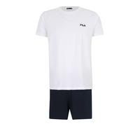 Fila - Pijama Corto para Hombre, 100% algodón, Ropa de Dormir para Hombre, Conjunto Suave y cómodo, Talla M, BM, M
