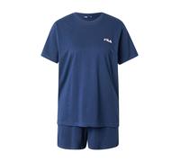 FILA Pijama de pantalón corto navy / blanco S navy / blanco