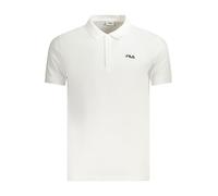 FILA Polo para Hombre Sunchon, Blanco Brillante, M