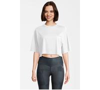 FILA Recanati Cropped Shirt Bright White Talla: M | Tops Deportivos Outlet | Mujer | Blanco