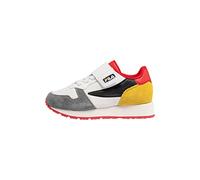 Fila Retroque Velcro Kids Zapatillas para Unisex niños, Beige (Marshmallow Fila Red), 28 EU