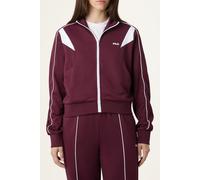 FILA Rivoli Regular Blocked Track Jacket Fig-bright White Talla: XS | Sudaderas con Capucha Outlet | Mujer | Blanco