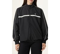 FILA San Siro Oversized Woven Track Jacket Black Talla: S | Chaquetas Finas Outlet | Mujer | Negro