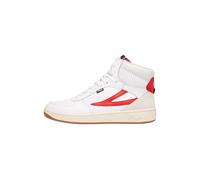 FILA Sevaro Mid Wmn White- Red Talla: 37 | Zapatillas Outlet | Mujer | Rojo