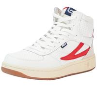 FILA Sevaro Mid Wmn, Zapatillas Mujer, White Red, 40 EU