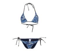 FILA Sibu Aop Triangle Bikini Blue Acrylic Aop Talla: L | Bikinis Outlet | Mujer | Azul