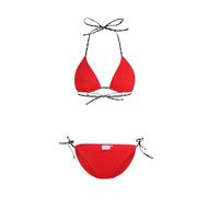 FILA Sibu Triángulo Bikini, Color Rojo, S para Mujer