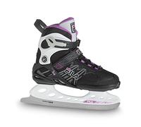 FILA SKATES 010421025 Primo Ice Lady Inline Skate, Mujer, Negro/Gris/Magenta, Tamaño 42.5