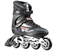 FILA SKATES 010619100 Legacy Pro 80 Inline Skate Hombre BLCK/SILV/Red Tamaño 42.5