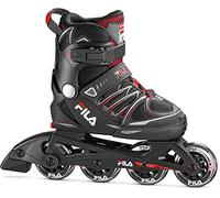 FILA SKATES 010620140 X-One Inline Skate Kid Black/Red Tamaño M 32-35