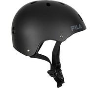 FILA SKATES 60751070 NRK Fun Helmet Inline Skating Helmet, Unisex, Negro, Tamaño M-L