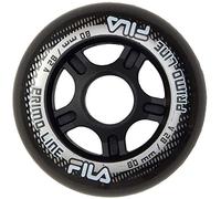 FILA SKATES Wheels, Juego de Ruedas para Patines Unisex para niños, Unisex niños, 60760297, Negro, 80mm/82A