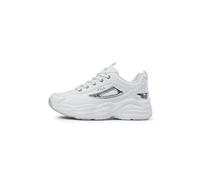 FILA Skye Zp Wmn, Zapatillas Mujer, Blanco y Plateado, 40 EU