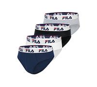 Fila Slip Fi/1/Scx4/Fu5015 Ropa Interior de Hombres, Negro Azul Gris Blanco 2, L