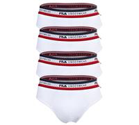 Fila Slip Hombres, 4er Paquete - Calzoncillos,Logotipo Federal,Algodón Stretch,