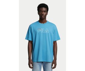 FILA Sofades Logo Tee Cendre Blue Talla: L | Camisetas con Decoración Impresa Outlet | Hombre | Azul