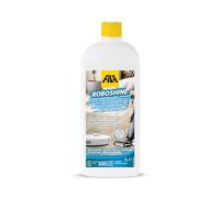 FILA Solutions ROBOSHINE Detergente Robot Fregasuelos Gres Parquet - 1L | Detergente concentrado para hasta 100 lavados. Para robot aspirador, mopa y mopa en cualquier superficie
