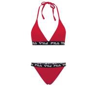 FILA Split Triangle Bikini True Red Talla: XS | Outlet | Mujer | Rojo