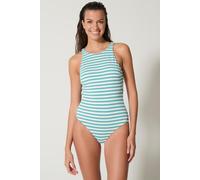 Fila Stripes - Turquesa - Bañador Rayas Mujer talla S