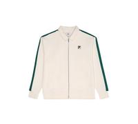 FILA Sudadera con cremallera 'Como' verde oscuro / blanco S verde oscuro / blanco