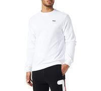 Fila Sudadera para Hombre BRUSTEM Crew Bright White, XL, Blanco Brillante, XL