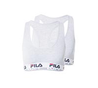 FILA Sujetador azul oscuro / gris moteado / rojo sangre / blanco 70 azul oscuro / gris moteado / rojo sangre / blanco