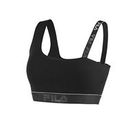 Fila Sujetador Deportivo, de algodón, Negro T749-1, XXL para Mujer