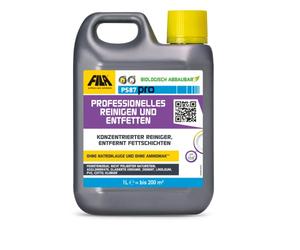 FILA Surface Care Solutions, PS87 PRO, 1 producto, 3 funciones: desengrasante limpiador, removedor de cera y removedor de cera, desengrasante intensivo, limpiador de piedras intenso para exteriores, 1