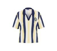 FILA Themar Striped Polo Shirt Pale Banana Bold Striped Talla: L | Polos Outlet | Mujer |