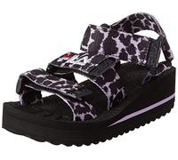FILA Tomaia Sandal Kids, Sandalia Niñas, Fair Orchid Leopard, 28 EU