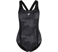 Fila Traje de baño señora Sanya Aop Swimsuit Black Pills Camo AOP L