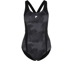 Fila Traje de baño señora Sanya Aop Swimsuit Black Pills Camo AOP L